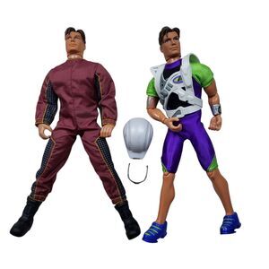 Max Steel GI JOE  1998 Mattel 12" Action Figure Lot Vintage